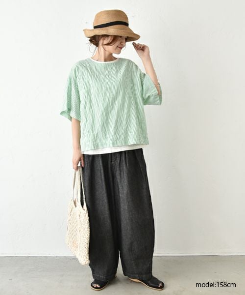 HARVESTY｜サーカスパンツ [[A12410-BLK(O/W)]][C]