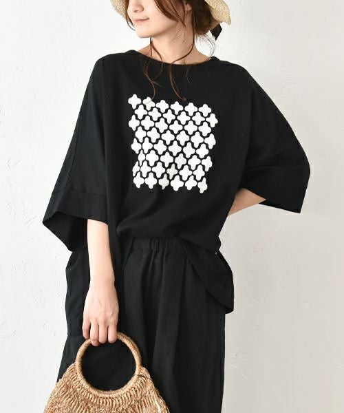 No18｜ワイドカットソー(ハニカム) [[CE1CT250301-3]][C]