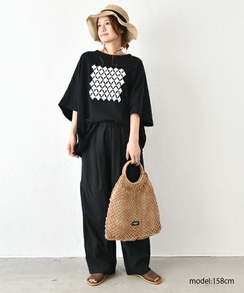 No18｜ワイドカットソー(ハニカム) [[CE1CT250301-3]][C]