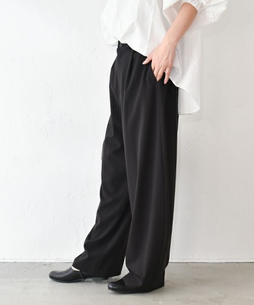 No18｜タックパンツ [[H25004]][C]