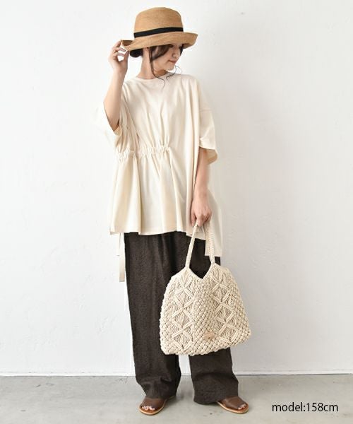 tumugu｜サイドリボンプルオーバー [[TC25204]][C]