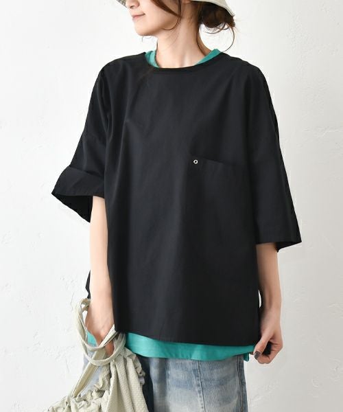 IN THE MARKET｜後ろワッペン付ポケットプルオーバー [[C-2381]][C]