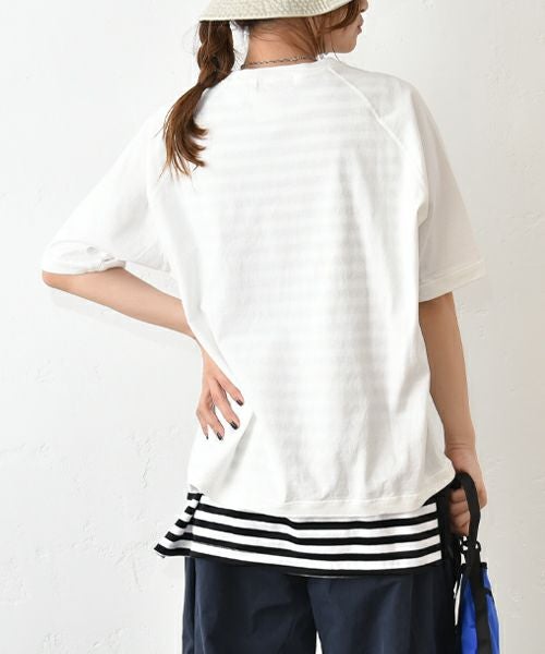 and quarter｜ラグランプリントTee [[MA-04182]][C]