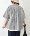 her.｜ストライプ半袖シャツ [[CE3SH250502]][C]