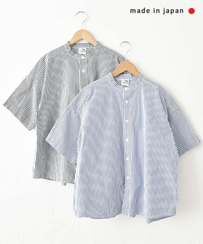 her.｜ストライプ半袖シャツ [[CE3SH250502]][C]