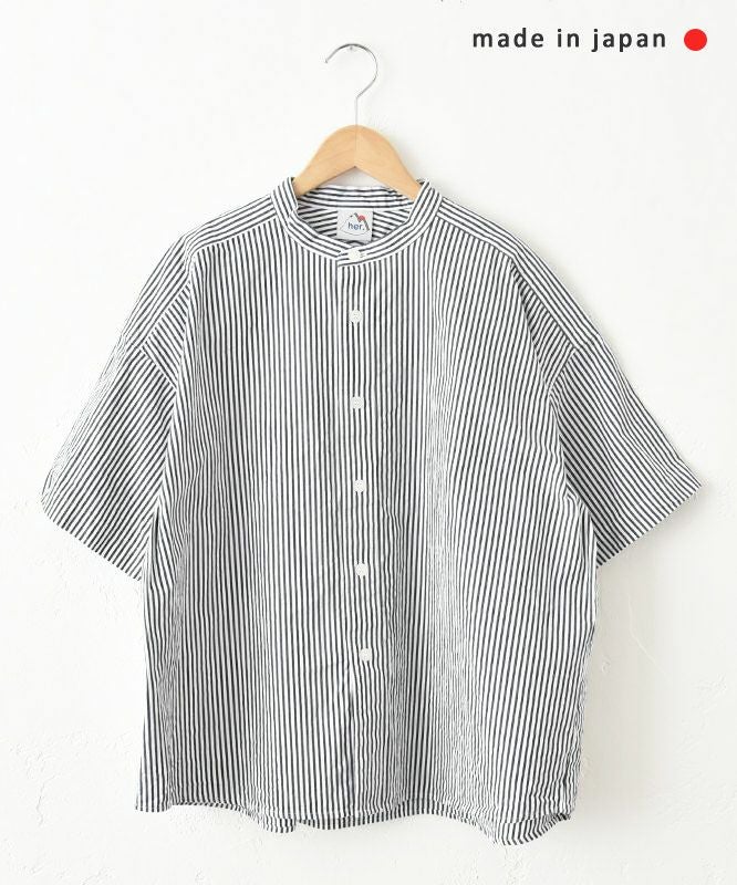 her.｜ストライプ半袖シャツ [[CE3SH250502]][C]