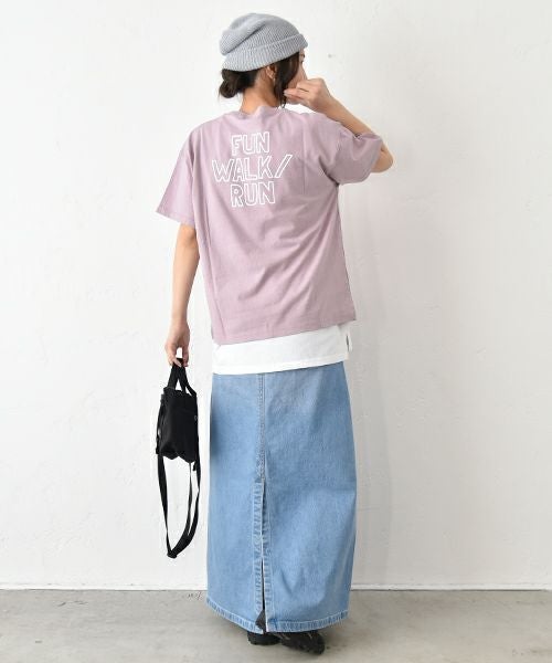 and quarter｜バックプリントポケットTシャツ [[MA-491017]][C]