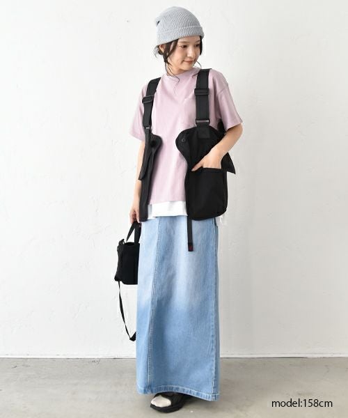 and quarter｜バックプリントポケットTシャツ [[MA-491017]][C]