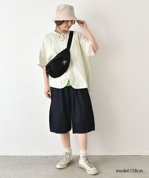 RNA｜ハーフスリーブフレンチリネンシャツ [[B2868]][C]