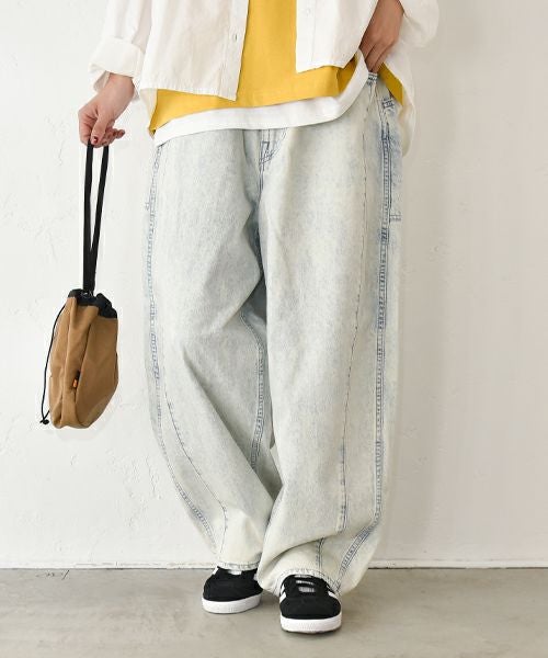 RNA｜ケミカル加工のワイドストレートパンツ [[R4314]][C]