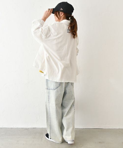 RNA｜ケミカル加工のワイドストレートパンツ [[R4314]][C]