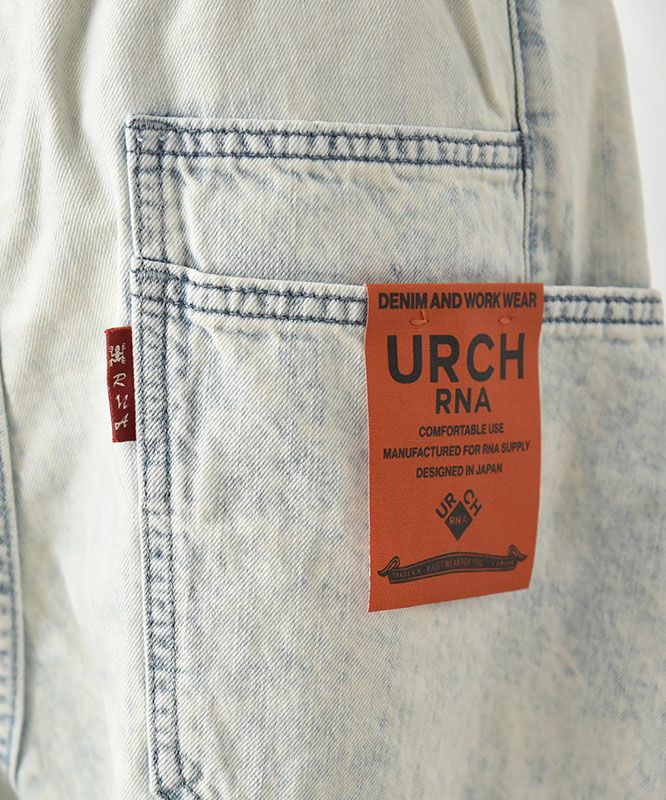 URCH RNA ケミカル加工のワイドストレートパンツ RNA｜ケミカル加工のワイドストレートパンツ [[R4314]][C] | ma28