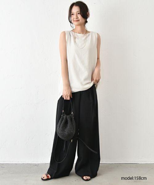 MIDIUMISOLID｜タックワイドプルオーバー [[2-112187]][C]