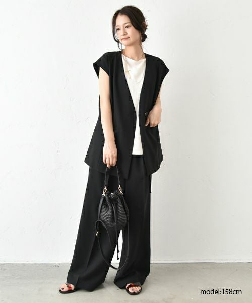 MIDIUMISOLID｜タックワイドプルオーバー [[2-112187]][C]