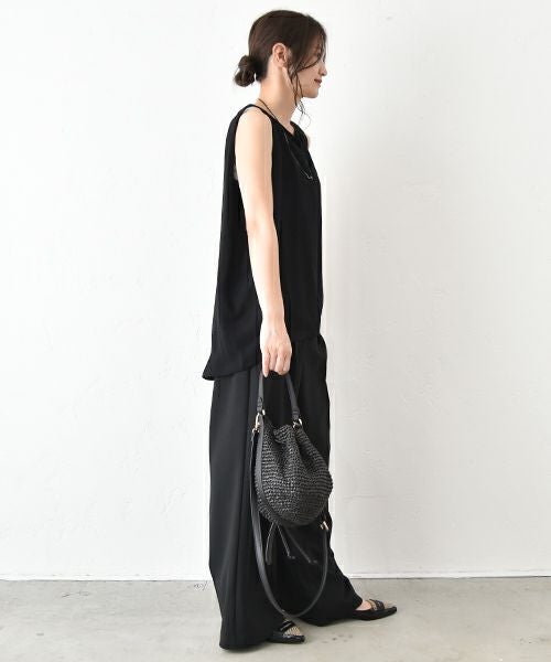 MIDIUMISOLID｜ストレートワイドパンツ [[3-16214752]][C]