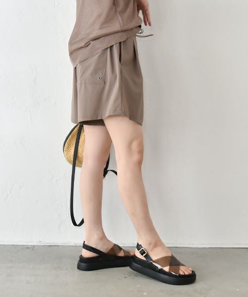 HUMS｜ギャザーショートパンツ [[WPN5073]][C]