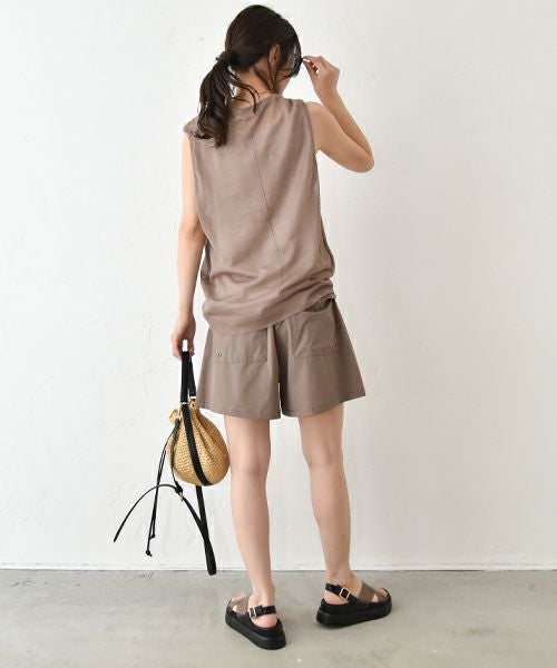 HUMS｜ギャザーショートパンツ [[WPN5073]][C]