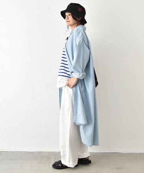 Our.｜ダンガリーデニムシャツワンピ [[131189H]][C]