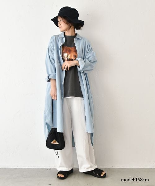 Our.｜ダンガリーデニムシャツワンピ [[131189H]][C]