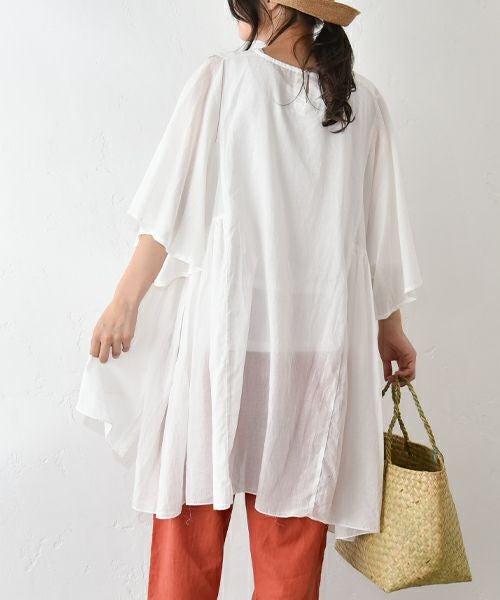 hagumu｜コットンボイルフレアチュニック [[hag-151]][C]
