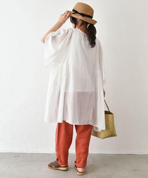 hagumu｜コットンボイルフレアチュニック [[hag-151]][C]