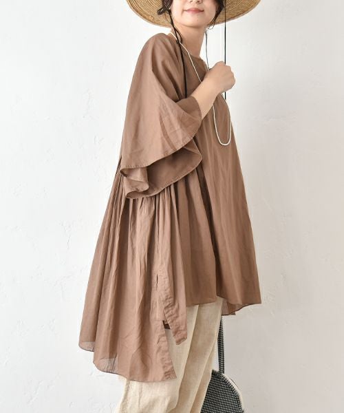 hagumu｜コットンボイルフレアチュニック [[hag-151]][C]