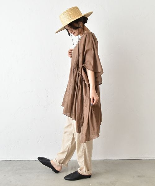 hagumu｜コットンボイルフレアチュニック [[hag-151]][C]