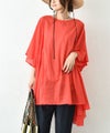  hagumu｜コットンボイルフレアチュニック [[hag-151]][C]
