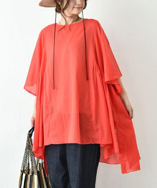  hagumu｜コットンボイルフレアチュニック [[hag-151]][C]