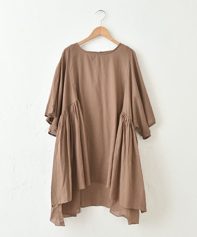  hagumu｜コットンボイルフレアチュニック [[hag-151]][C]