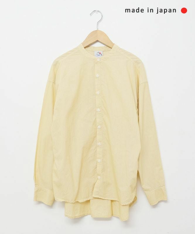 her.｜コットンボイルバンドカラーシャツ [[CE3SH250404B]][C]