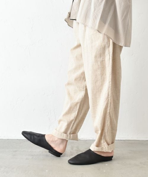 hagumu｜リネンテーパードパンツ [[C-746]][C]
