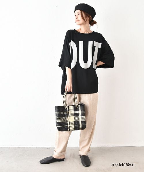 hagumu｜リネンテーパードパンツ [[C-746]][C]