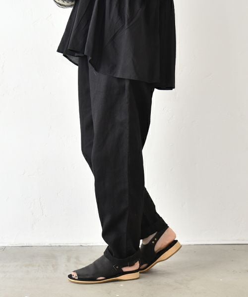 hagumu｜リネンテーパードパンツ [[C-746]][C]