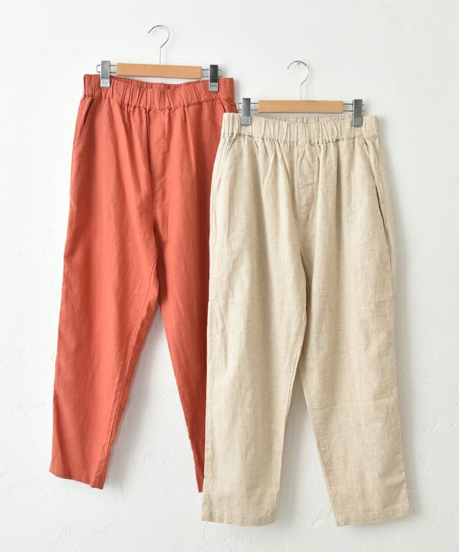  hagumu｜リネンテーパードパンツ [[C-746]][C]