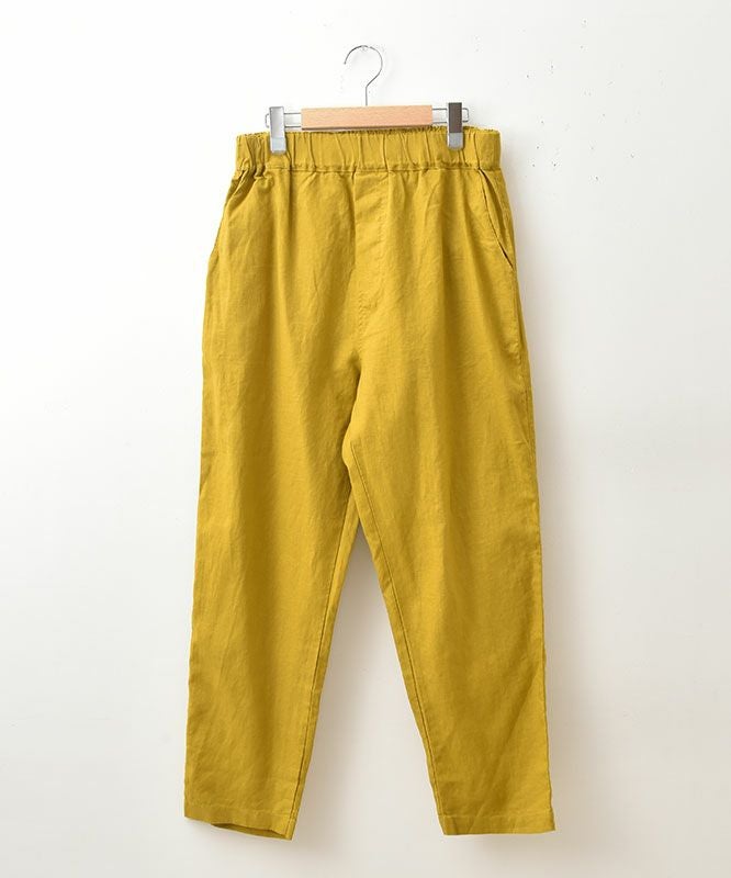  hagumu｜リネンテーパードパンツ [[C-746]][C]