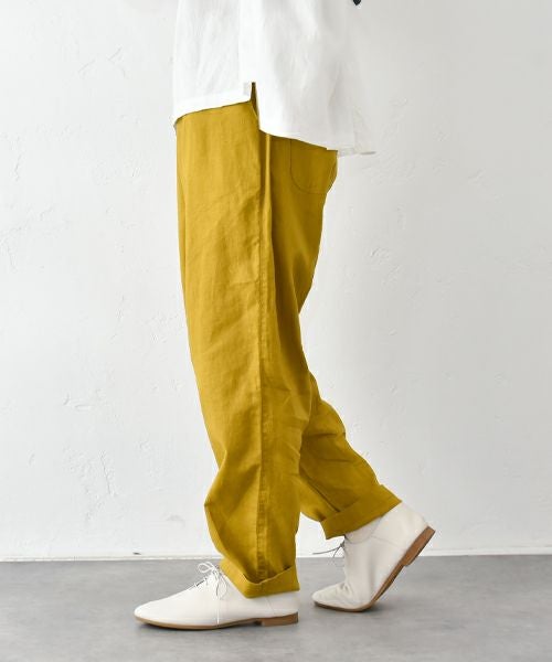  hagumu｜リネンテーパードパンツ [[C-746]][C]