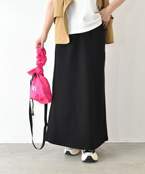 IN THE MARKET｜カット素材Aラインスカート [[C-2388]][C]