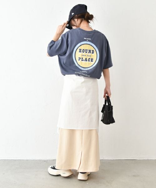 IN THE MARKET｜カット素材Aラインスカート [[C-2388]][C]