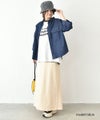 IN THE MARKET｜カット素材Aラインスカート [[C-2388]][C]