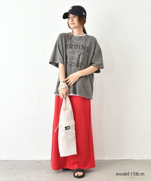 IN THE MARKET｜カット素材Aラインスカート [[C-2388]][C]