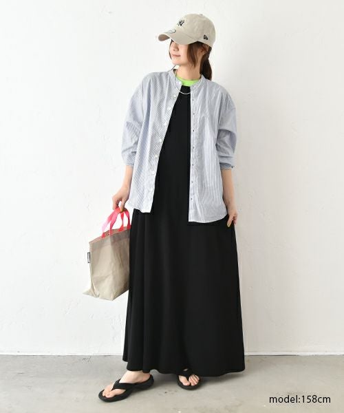 Our.｜ノースリーブカット素材ワンピース [[C-9042]][C]