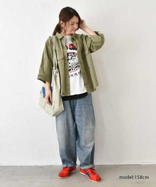 IN THE MARKET｜カット素材Aラインスカート [[C-2388]][C]