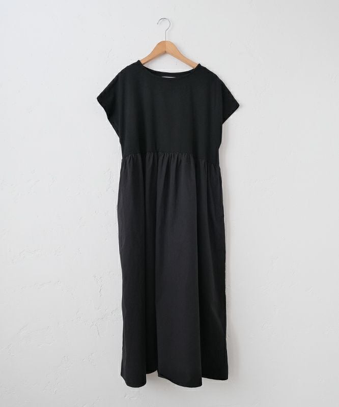 OMEKASI｜布帛ドッキングワンピース [[C-744]][C]