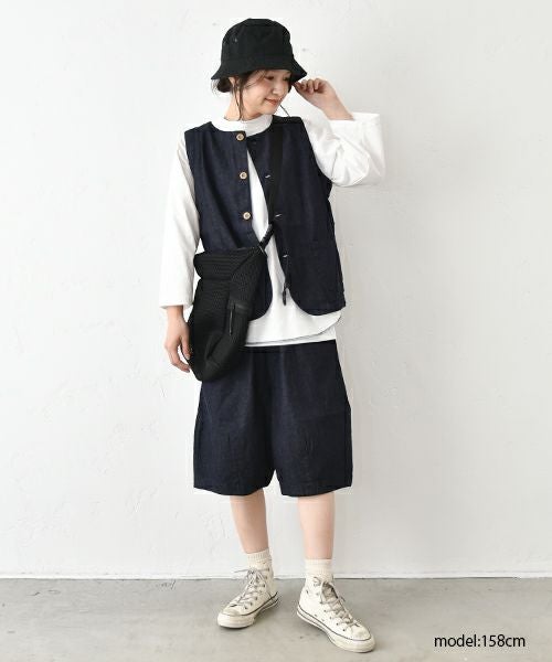 her.｜ロックステッチ入天竺T(9/10 Sleeve)-パック入り [[131228-1PK(9/10 Sleeve)]][C]