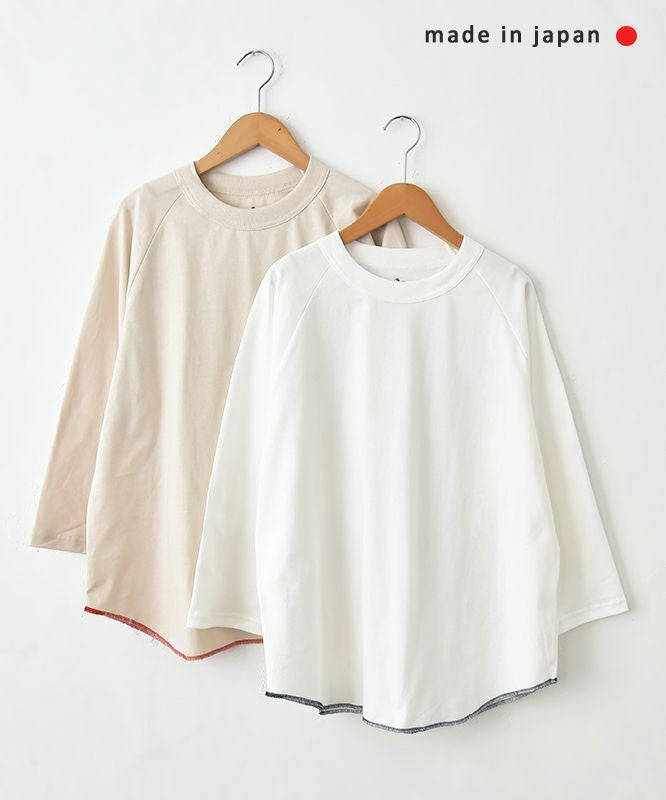 her.｜ロックステッチ入天竺T(9/10 Sleeve)-パック入り [[131228-1PK(9/10 Sleeve)]][C]