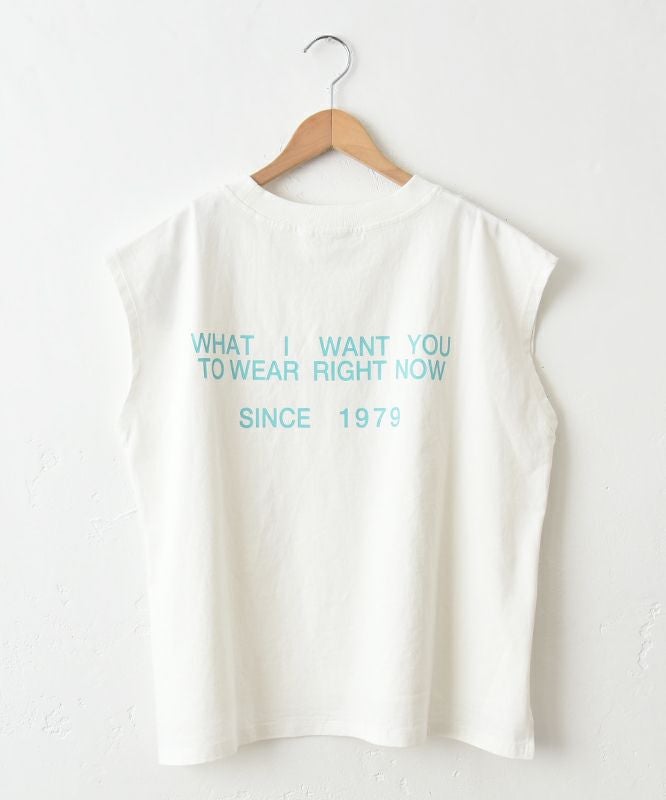  Our.｜ノースリーブロゴカットソー [[131314-1H]][C]