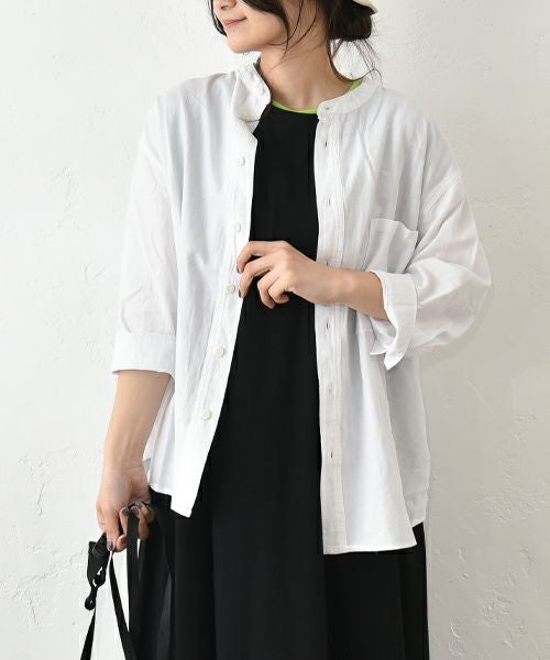 Our.｜ノーカラーシャツ [[131316H]][C]