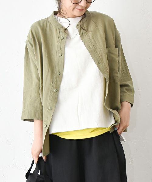 Our.｜ノーカラーシャツ [[131316H]][C]