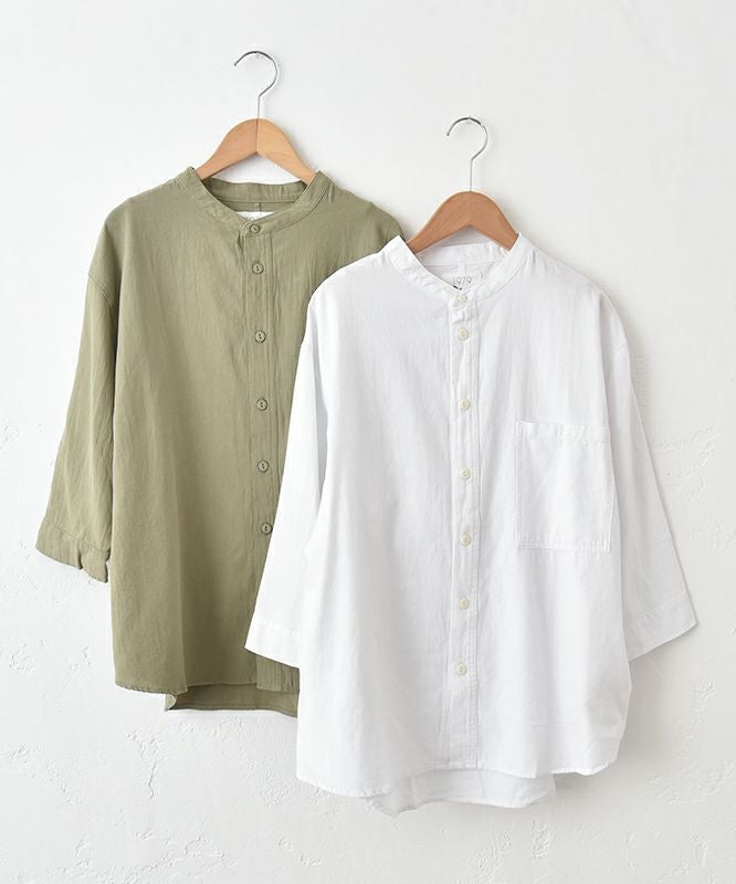 Our.｜ノーカラーシャツ [[131316H]][C]